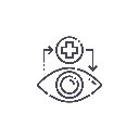 Programas de prevención y tratamiento de enfermedades oculares Icon